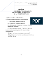 Desarrollo cerebral infantil y regulación emocional