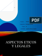 Aspectos Eticos y Legales