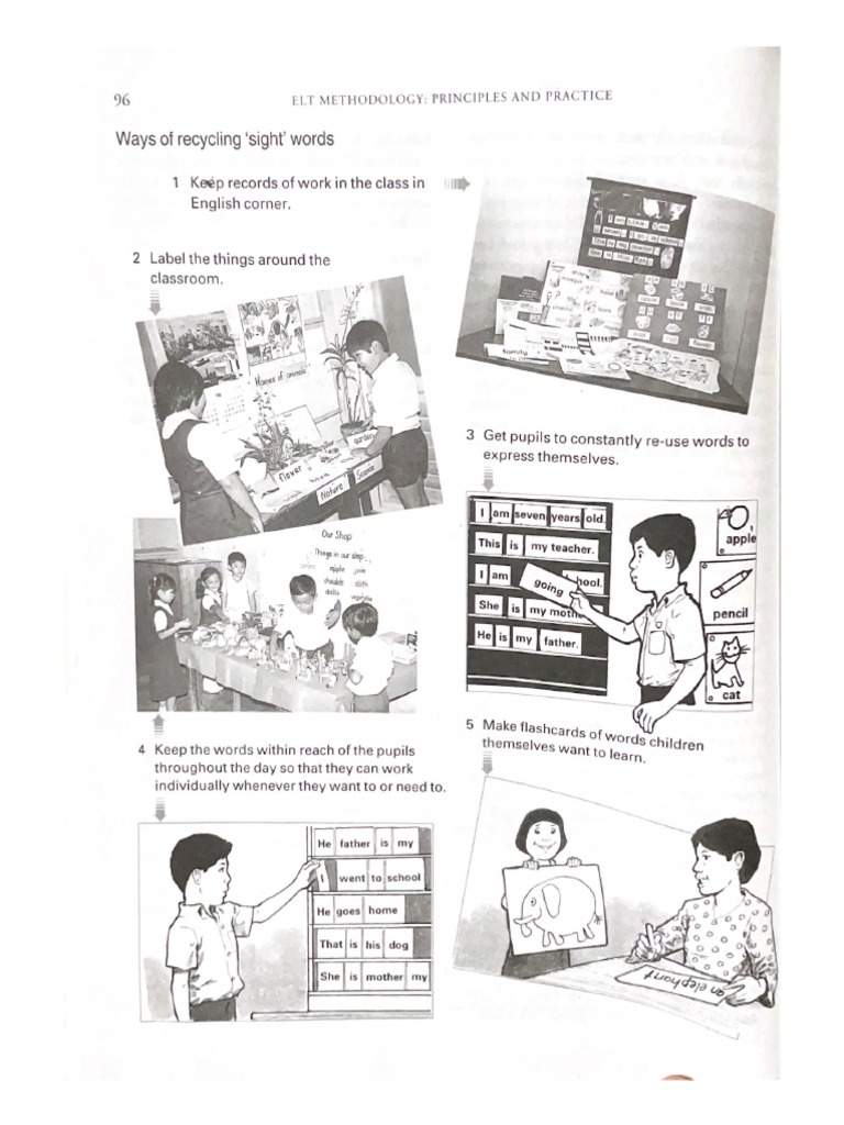 Ways of Recycling 'Sight' Words | PDF