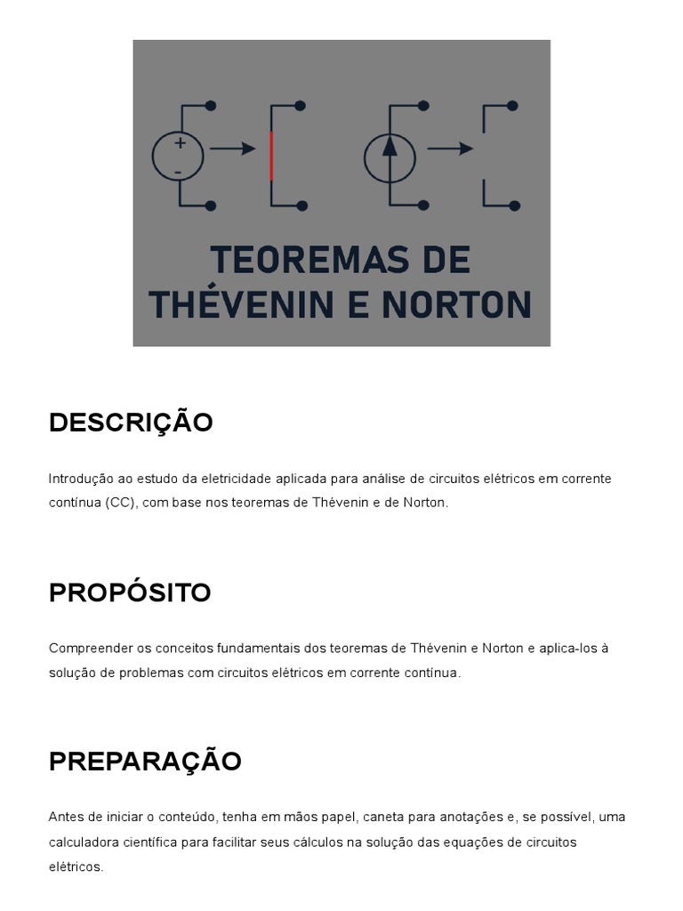 Circuito com equivalências vistas no Boylestd. Para simplificar o