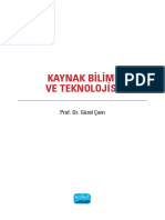 KAYNAK BILIMI VE TEKNOLOJISI. Prof. Dr. Gürel Çam