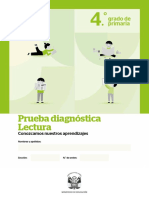 Lectura 4to Grado de Primaria - WEB