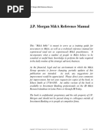 J.P. Morgan MA Reference Manual