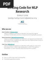 Writing Code For NLP Research-1