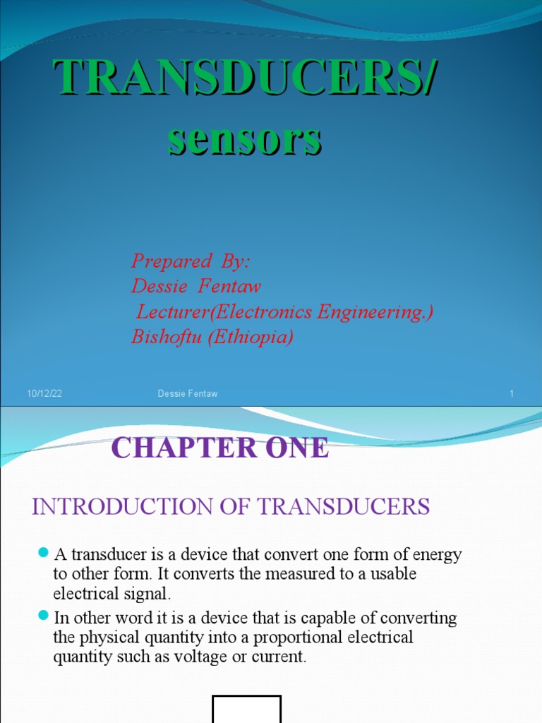Transducer Note PDF Pressure Measurement Fluid Dynamics