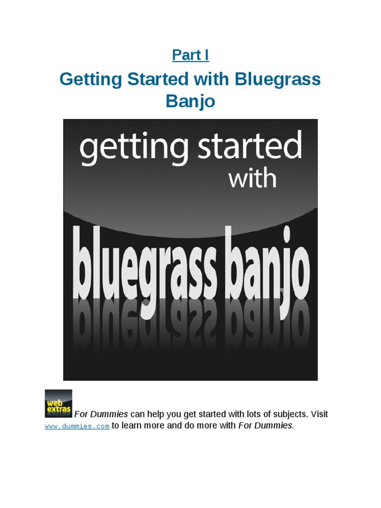 Bluegrass Banjo For Dummies PDFDrive 15 PDF