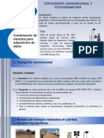 Topografía Convencional Y Fotogrametría: Combinación de Métodos para Adquisición de Datos