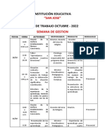 Ruta de Trabajo Ie San Jose - Mes de Octubre 2022 Mejorado