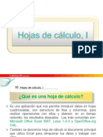 Hojas de Calculo I