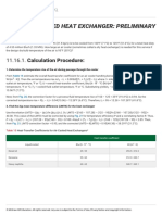 Air Cooled Heat Exchanger Preliminary Selection