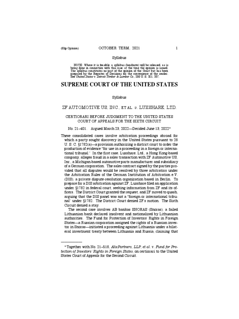 ZF AUTOMOTIVE US, INC., ET AL. v. LUXSHARE, LTD PDF