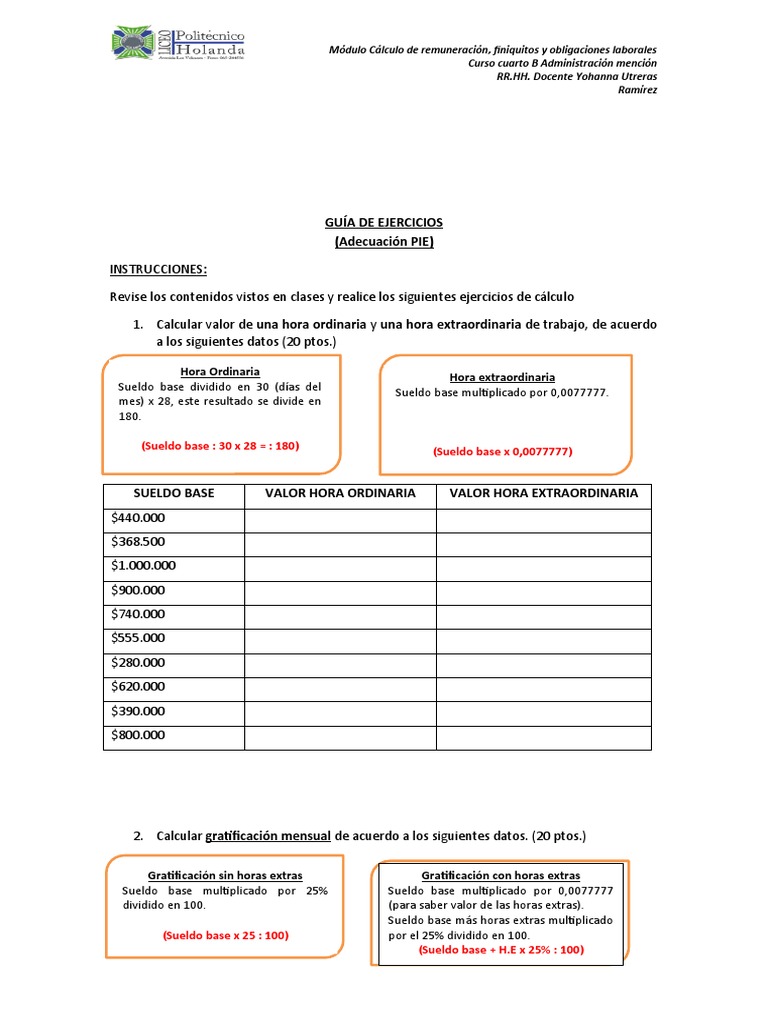 Ejercicios Prácticos Cálculo Adecuada 4b | PDF | Finanzas y dinero