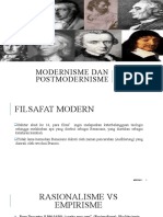 Modernisme dan Postmodernisme dalam Sosiologi