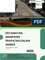 Kecamatan Mampang Prapatan Dalam Angka 2022