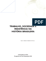 Trabalho, Sociedade e Resistência Na História Brasileira