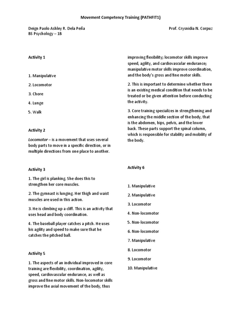 Pathfit1 Module 1 Week 2 Pdf