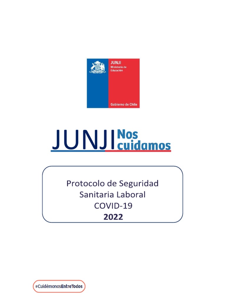 Protocolo Covid 19 Junji 2022 Pdf Lavado De Manos Ciencias De