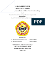 Tugas Kelompok Manajemen Risiko (PT Garudafood Dan PT Mayora Indah)