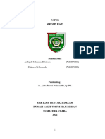 Paper Sirosis Hati: Disusun Oleh: Arifsyah Sulaiman Batubara (71210891019) Dhimas Aji Dzuanda (71210891008)