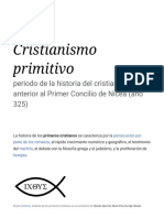 Cristianismo Primitivo - Wikipedia, La Enciclopedia Libre