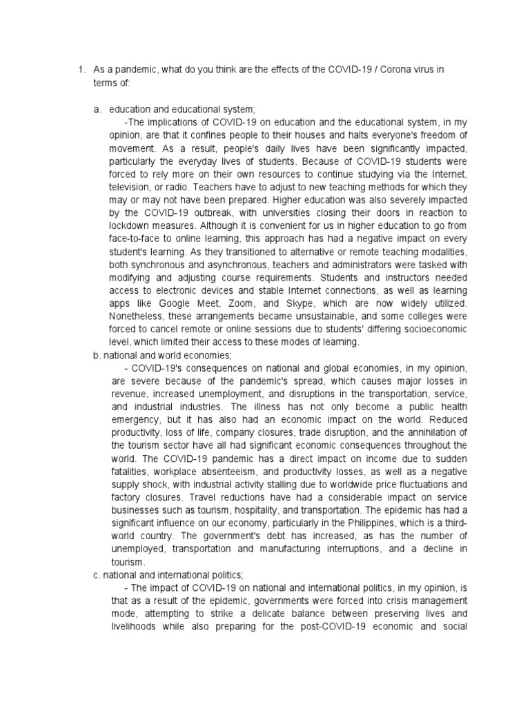 Contemporary World | PDF