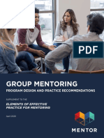 Group Mentoring Supplement To EEP - Recommendations