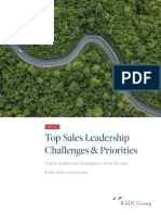 RAIN Group - Top Sales Leadership Challenges and Priorities