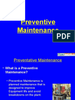 Preventive Maintenance