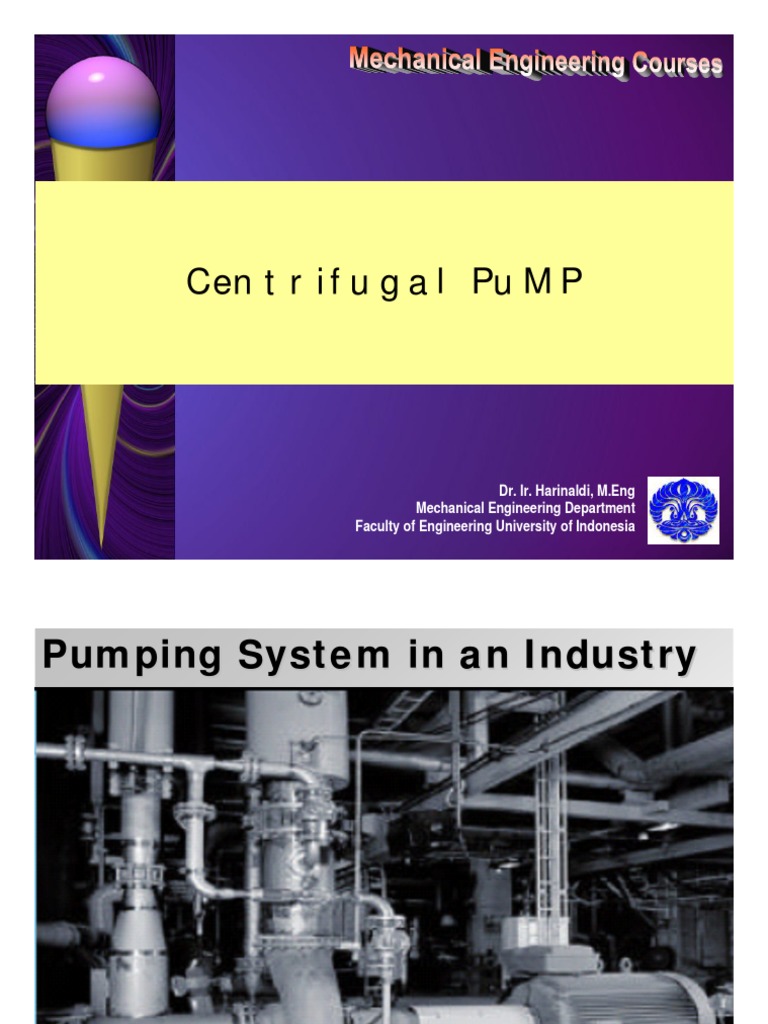 Centrifugal Pump | PDF