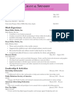 Spendiff Resume