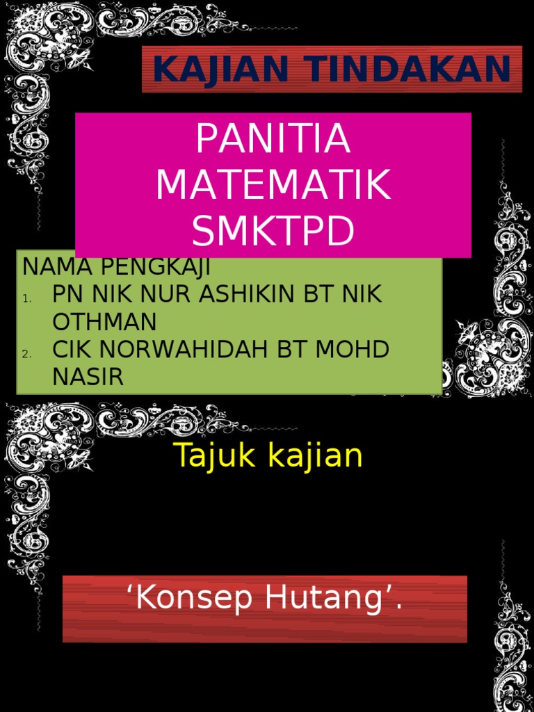 Kajian Tindakan Matematik Tingkatan 2 Pdf