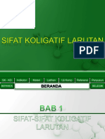 Sifat Koligatif Larutan