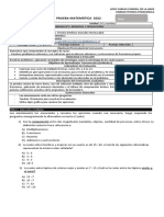 Prueba Razones - Fracciones - Decimales 6° Básico 28.04.2022