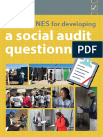 Guidelines For Social Audit