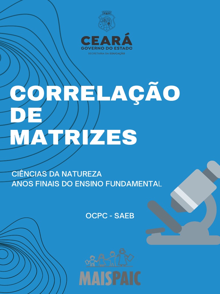 Correlação Das Matrizes Ciências Da Natureza | PDF | Terra | Termodinâmica