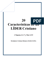 20 Caranteristicas de Un LIDER