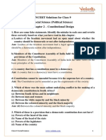 Class 9 Social Science Democratic Politics-I Chapter 2 - Constitutional Design