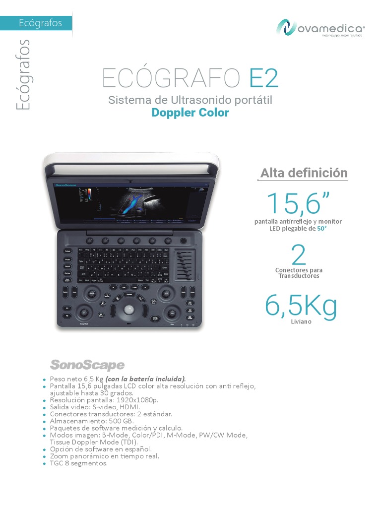 Ecografo E2 | PDF | Ultrasonido | Informática