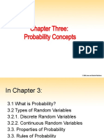 Chapter Three Probabilityconcepts