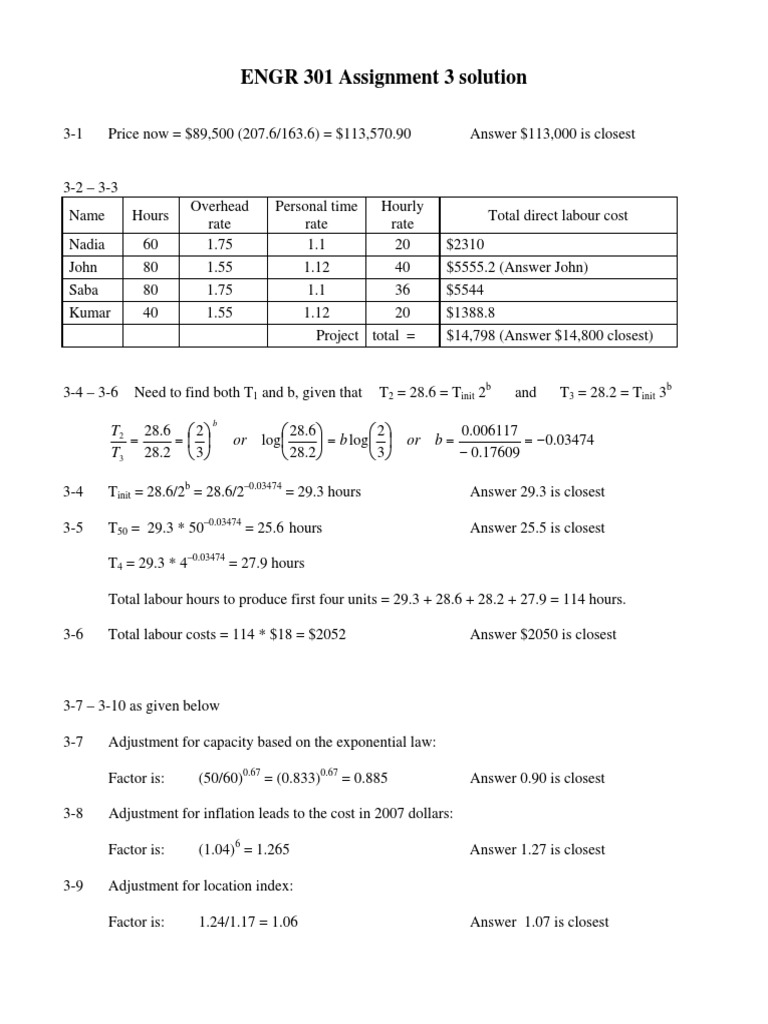 Assign 3 Soln | PDF | Economies | Macroeconomics