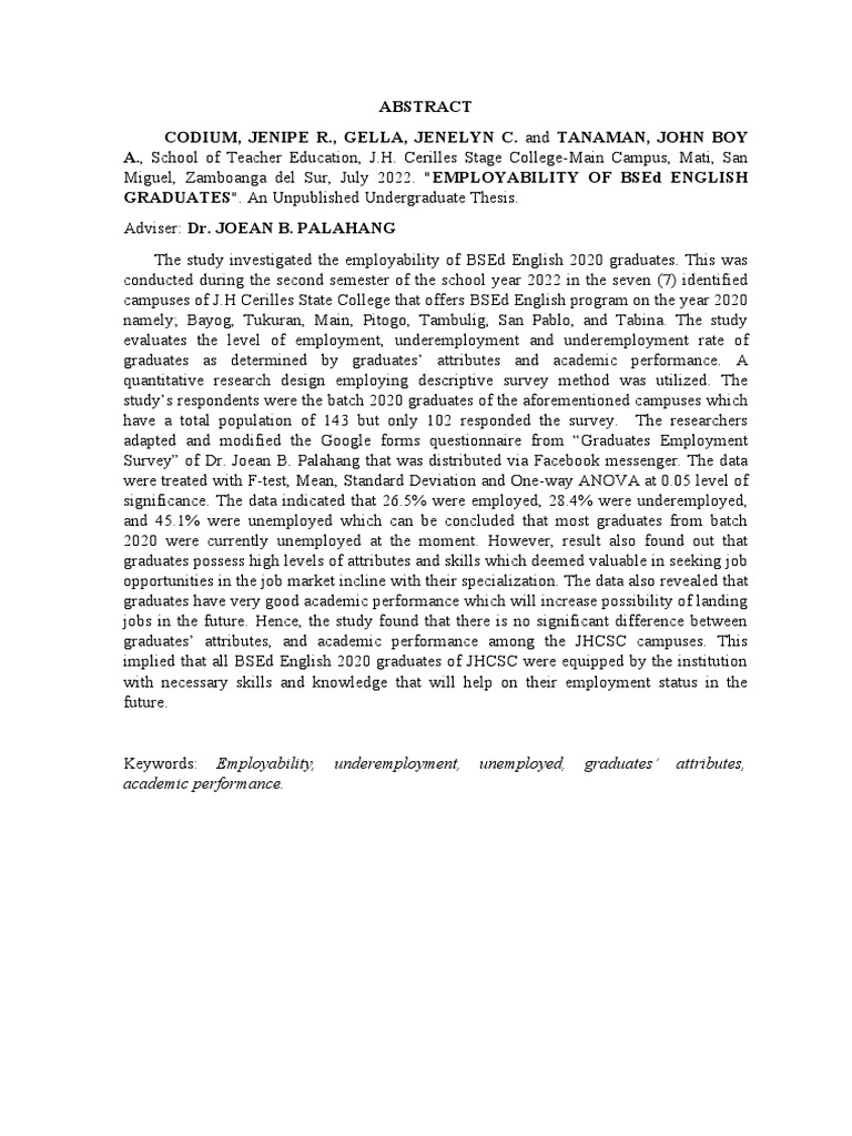 ABSTRACT PDF Human Capital Labour Economics