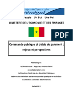 Etude Sur La Commande Publique Et Délais de Paiement Version Finale