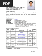 CV of Ziaur Rahman