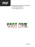 Code Civil Algérien