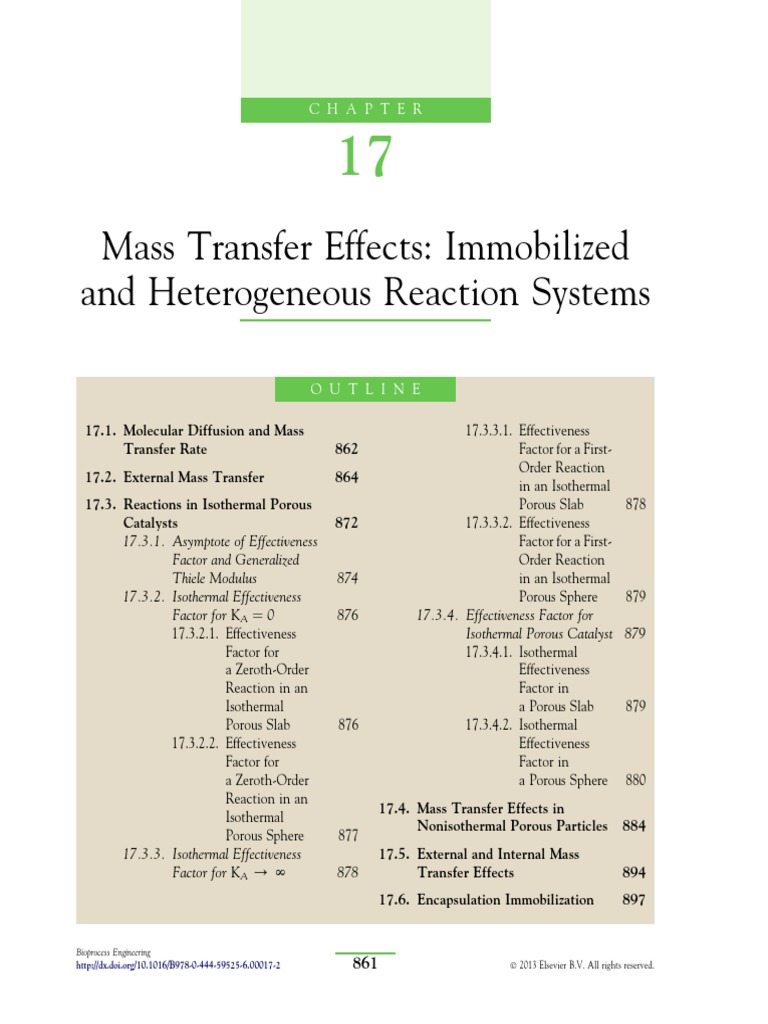Chapter 17 Mass Transfer Effects Immobilized and Hete 2013 Bioprocess ...