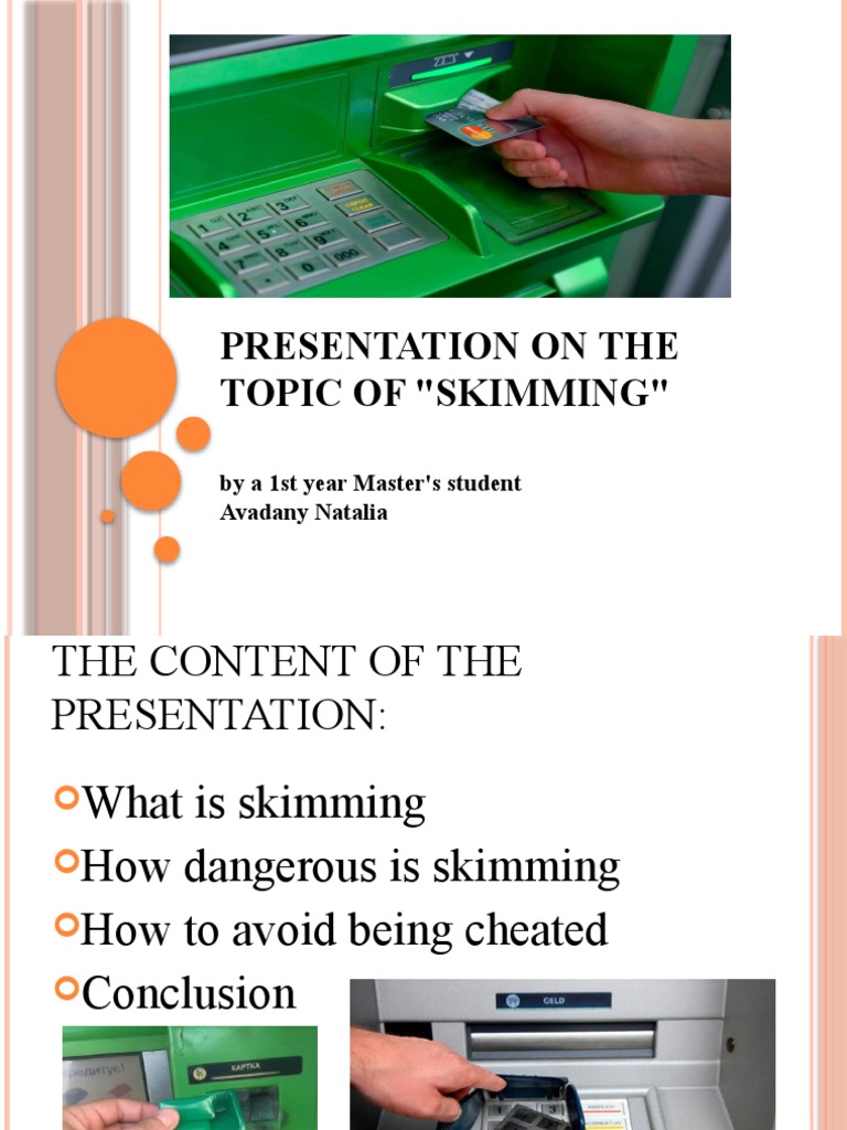 Understanding Skimming and Prevention | PDF