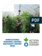 Agricultural Training Centers Relevancy Report 2020