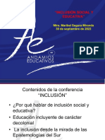 Inclusión Social y Educativa 30sept2022