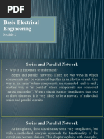 BEE-Module-2 Series and Parallel Networks