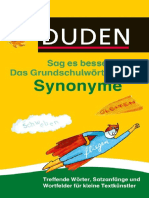 Duden - Das Grundschulw 246 Rterbuch - Synonyme